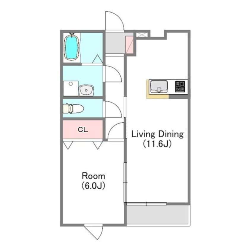 間取図 GRACE HIRAYAMA　B
