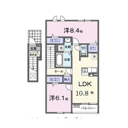 間取り図 プラシードヒル　Ⅸ