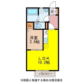 間取図 仮）西郷町新築AP