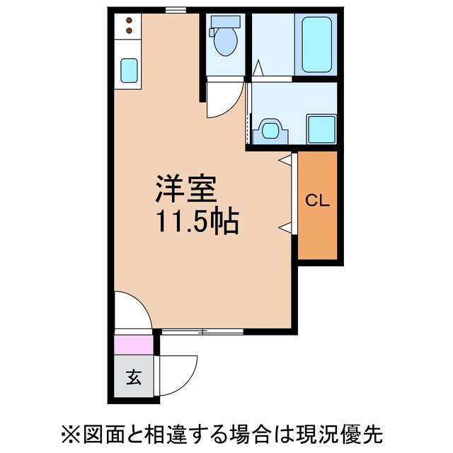 間取り図 リバティメゾン栗面