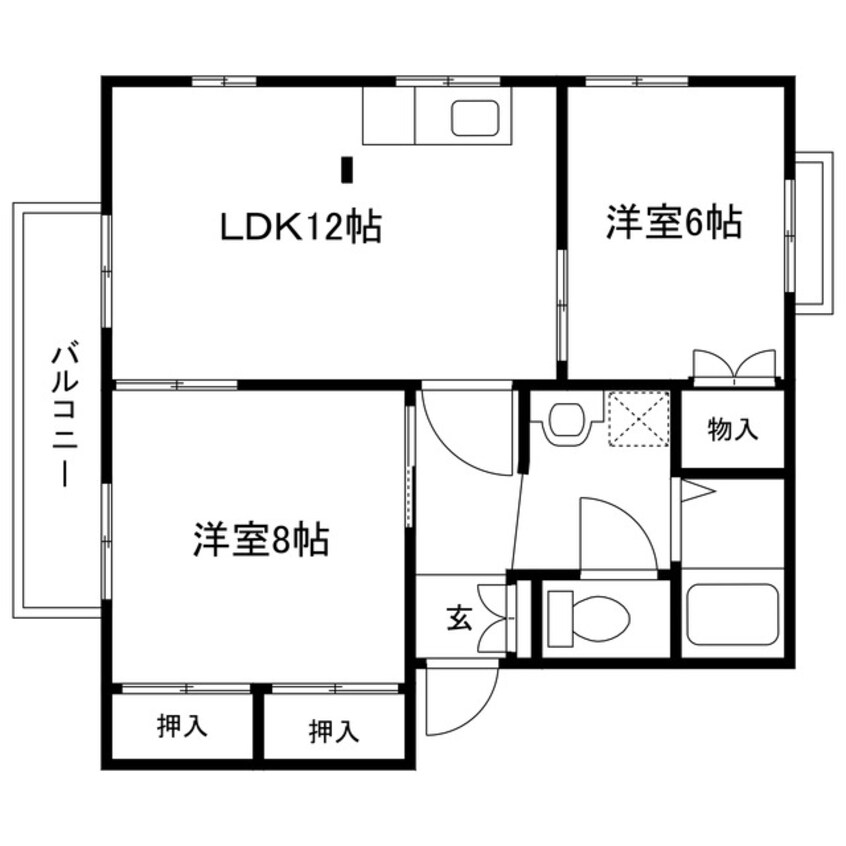 間取図 ライフタウン・ロイヤルＣ