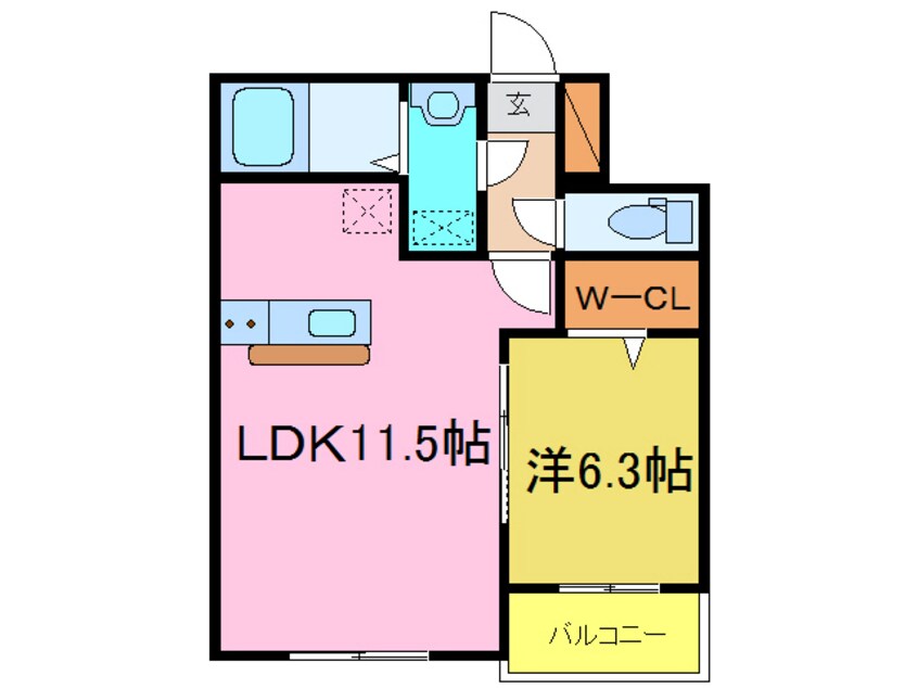 間取図 ヒーローマンション アルカサール