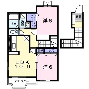 間取図 アルモニーD