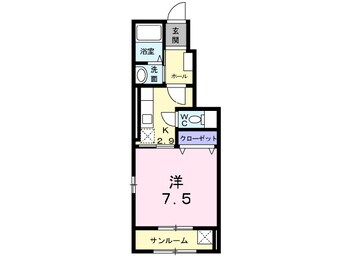 間取図 ラフレシールＡ棟