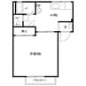 ハイライフ三条Ａ 1Kの間取り