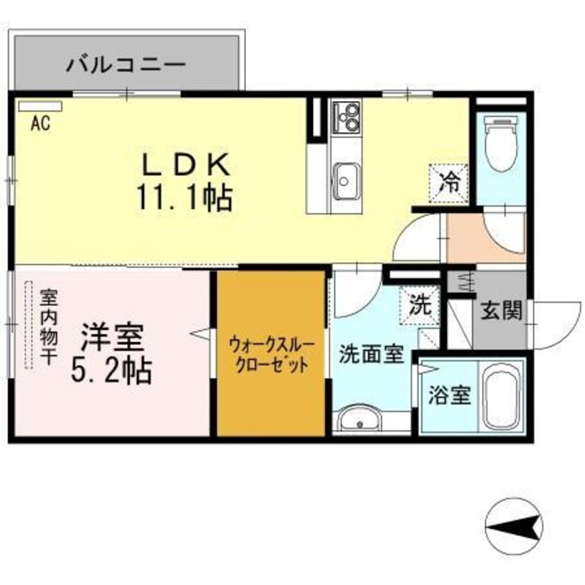 間取図 シャーロットダイアナ