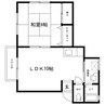ニューハイツ早川Ｃ棟 1LDKの間取り