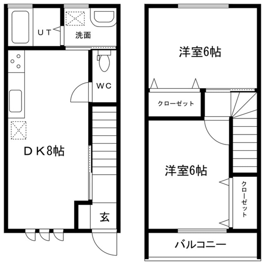 間取図 メゾンユノス