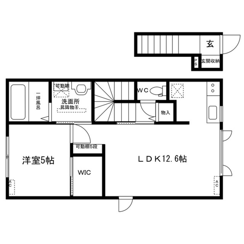 間取図 スカイクレスト