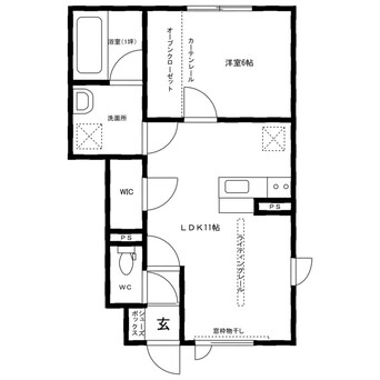 間取図 カトンテール