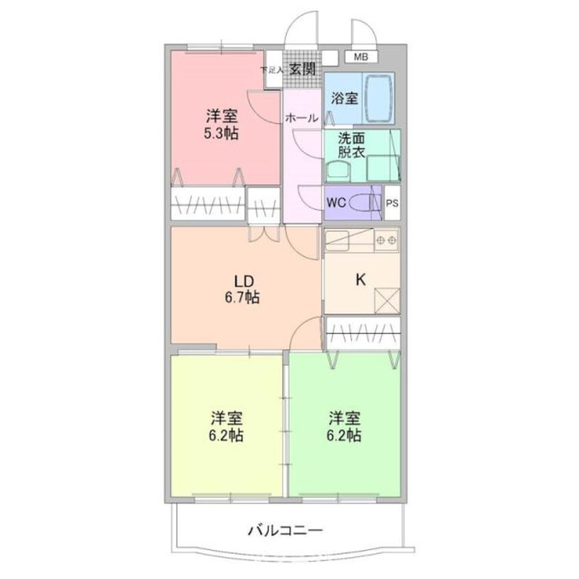 間取図 ファイン石上