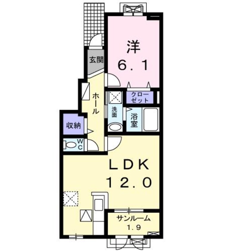 間取図 レグレードＢ