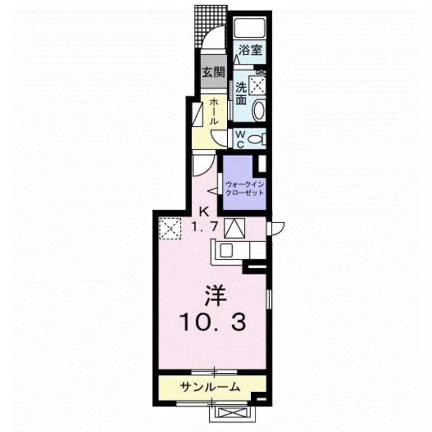 間取図 カーサ　アルザ