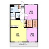 RESIDENCE　Hill　West　裏館 2LDKの間取り