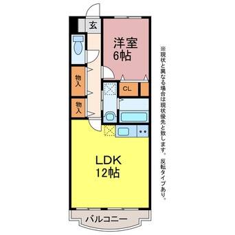 間取図 サン・フォレスト