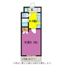 パラシオン 1Kの間取り