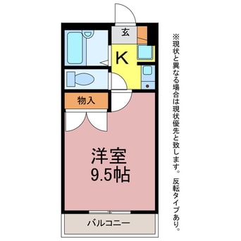 間取図 Pine Well駅前　A棟・B棟