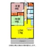 マンションきらら 2LDKの間取り