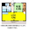 ユトリロ曙 1LDKの間取り