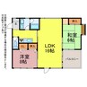ウエスト2 2LDKの間取り