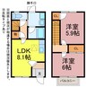 ハートブランシェ 2LDKの間取り