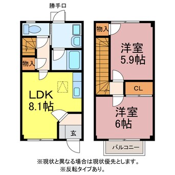 間取図 ハートブランシェ