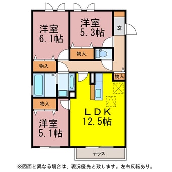 間取図 ミルキーウェイ
