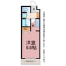 サンライズ牛川 1Kの間取り