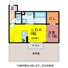 歩夢Ⅱ 1LDKの間取り