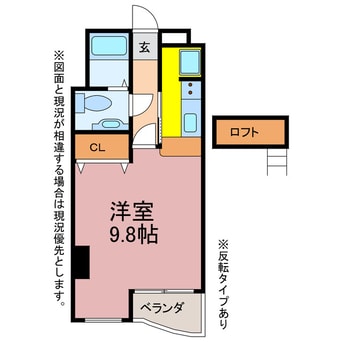 間取図 レリブ高師台