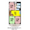 ユトリロ西浜 3DKの間取り