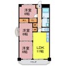 クレストパレス学園前 3LDKの間取り