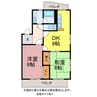 こぐま館 2DKの間取り