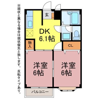 間取図 エルディム高師台