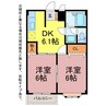 エルディム高師台 2DKの間取り