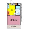 カブリオレ 1Kの間取り