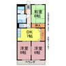 リンピア大山 3DKの間取り