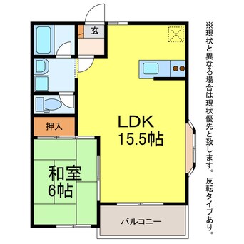 間取図 セザンヌ彩