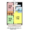 サニーパーク高師 2LDKの間取り