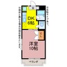 メゾンドプラージュ 1DKの間取り