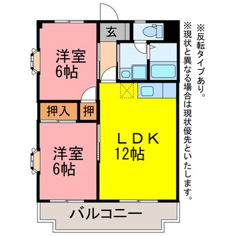 間取図 ヴィンテージ本多Ⅲ