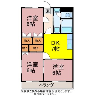 間取図 エクセレンス曙