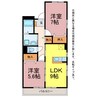 ステイブル・サン 2LDKの間取り