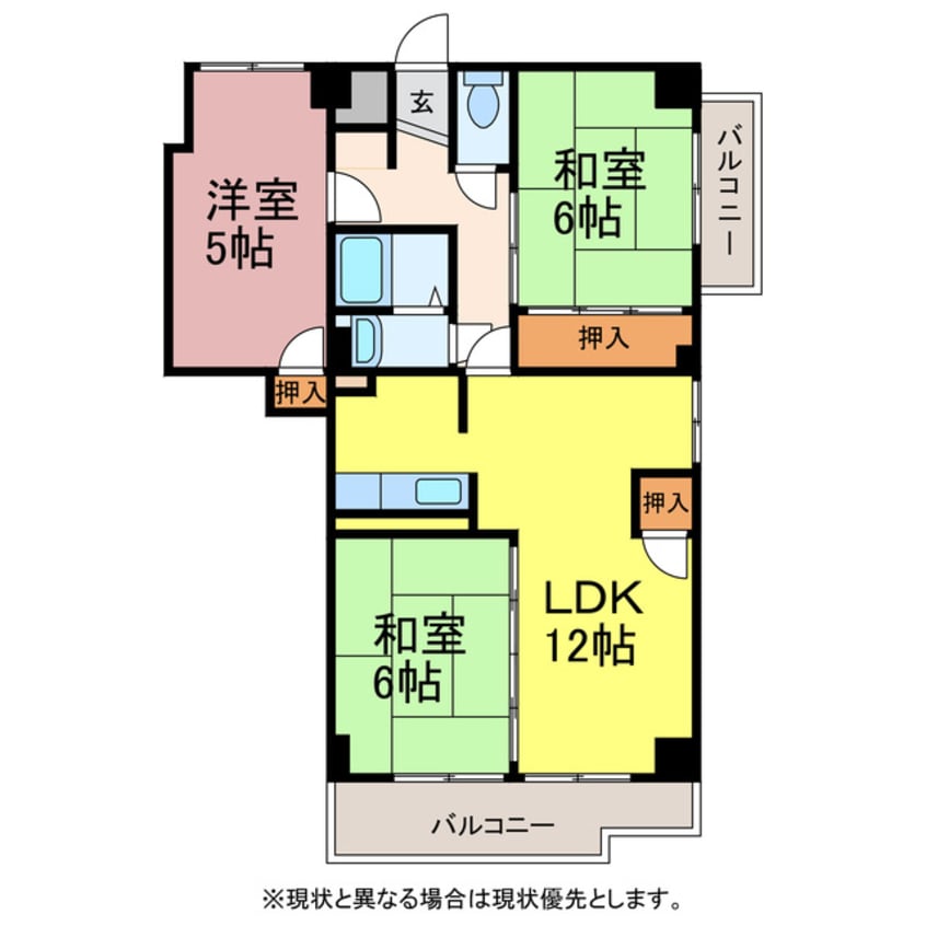 間取図 サンシティ千代田