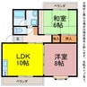 アコール 2LDKの間取り