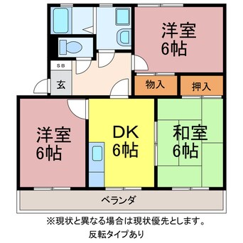 間取図 シティ・ナカヤマ