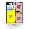 フィオーレ豊橋 2LDKの間取り