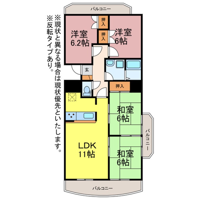 間取図 フィオーレ豊橋