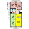 フィオーレ豊橋 4LDKの間取り