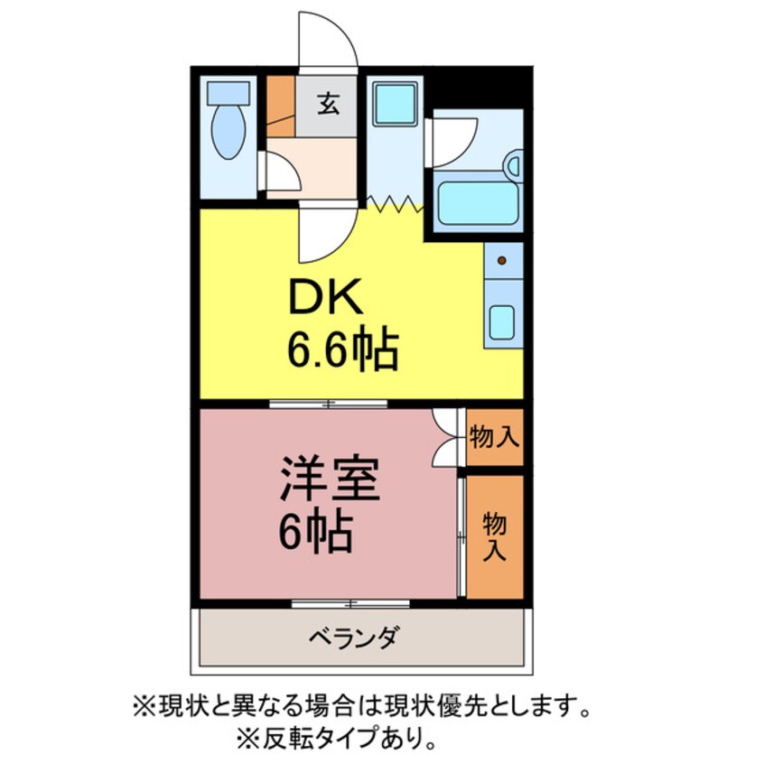 間取図 スカイウィング草間